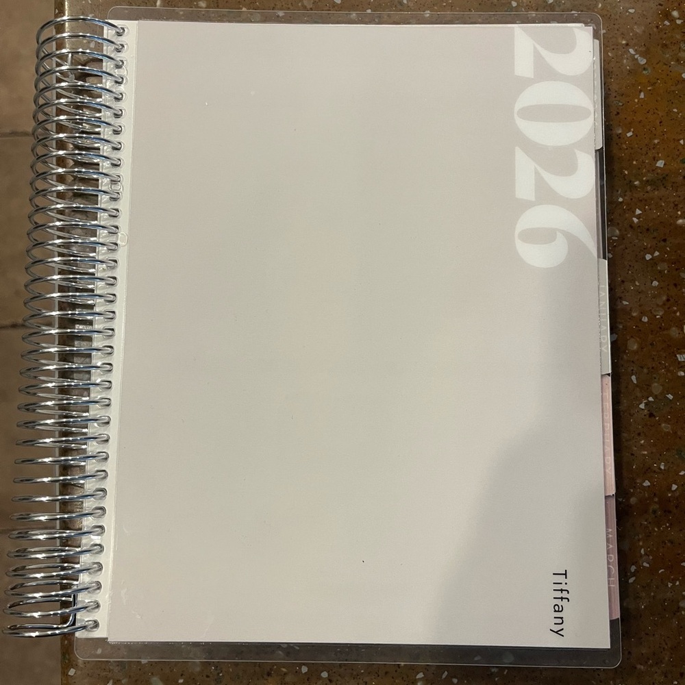 Erin Condren 2026 Planner - Minimalist White